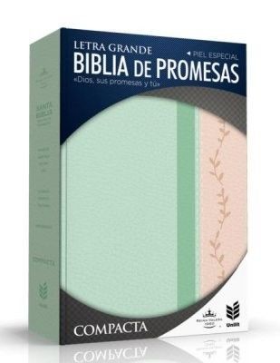 Biblia RVR60 compacta de promesas Letra grande i/piel vintage