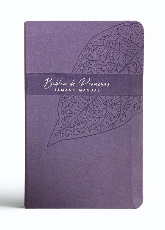 Biblia Reina Valera 1960 de promesas Letra Grande i/piel lila lavanda