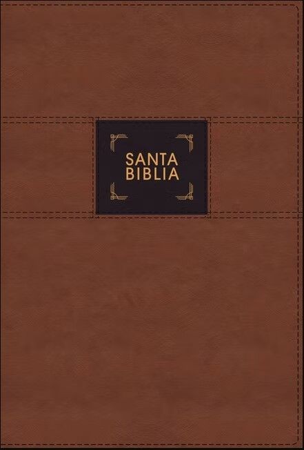 Biblia de estudio NBLA Gracia y verdad i/piel café con índice