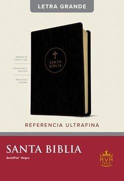 Biblia RVR60 Letra grande ultrafina edición referencias i/piel negro con índice