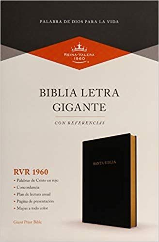 Biblia RVR60 Letra Gigante Referencias Negro i/piel