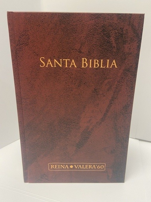 Biblia Reina Valera 1960. Letra grande. Tapa dura. 
