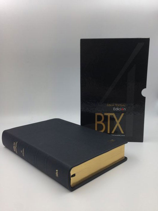 Biblia Textual Edición de Lujo Piel Negro (4ª edición)