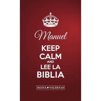  Biblia personalizada modelo Keep Calm