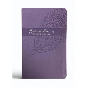 Biblia Reina Valera 1960 de promesas Letra Grande i/piel lila lavanda