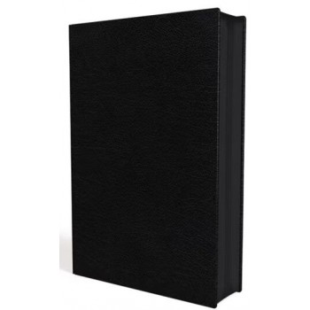 Biblia RVR60 letra grande piel fabricada negro con cierre