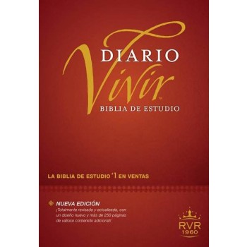 Biblia de estudio del Diario Vivir RVR60 Tapa Dura (Nueva edición)