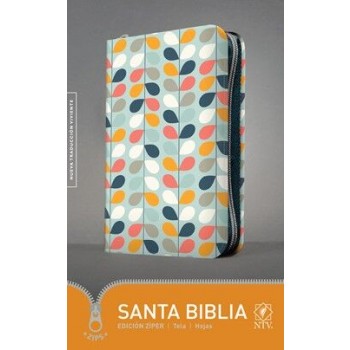 Santa Biblia NTV, Edición zíper, tela hojas