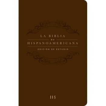 BIBLIA HISPANOAMERICANA. TRADUCCIÓN INTERCONFESIONAL. EDICIÓN ESTUDIO. MARRON