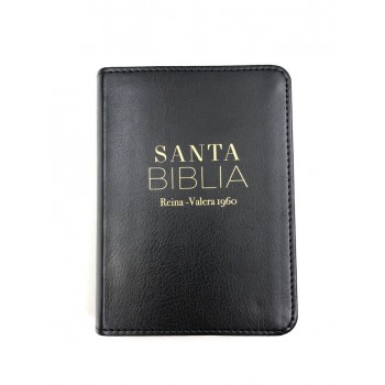 Biblia Reina Valera 1960 tamaño bolsillo i/piel negro