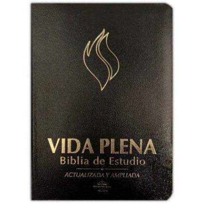Biblia de Estudio RVR 1960 Vida Plena, Piel Fabricada, Negra (revisada y ampliada)