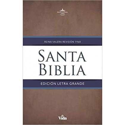 RVR60 Santa Biblia Letra Grande, Tapa Dura