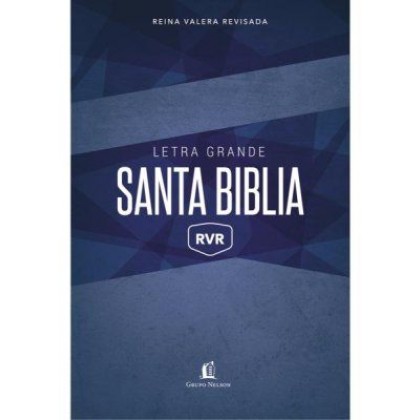 Biblia RVR77 Tamaño Manual Letra Grande Tapa Dura