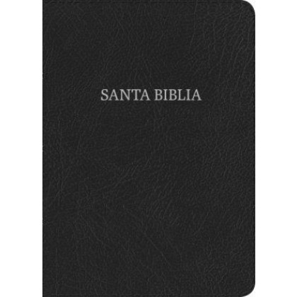Biblia RVR60 Letra Gigante negro, piel fabricada