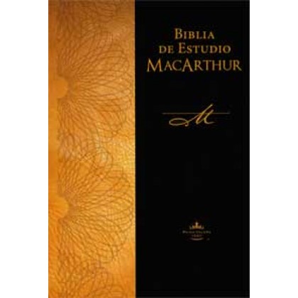 Biblia de estudio Macarthur RVR60 Tapa Dura