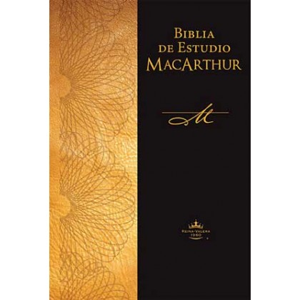 Biblia de estudio Macarthur RVR60 Tapa Dura con índice 
