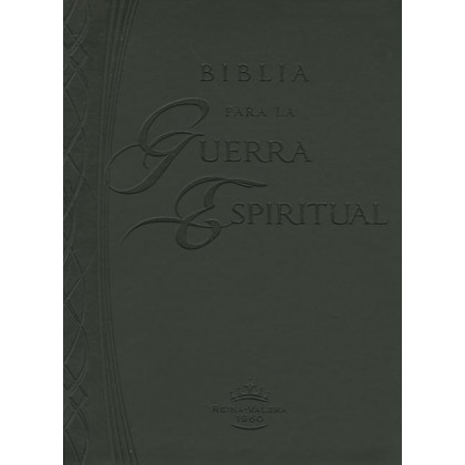 Biblia para la Guerra Espiritual - Imitación piel: Negra con índice - Reina-Valera 1960