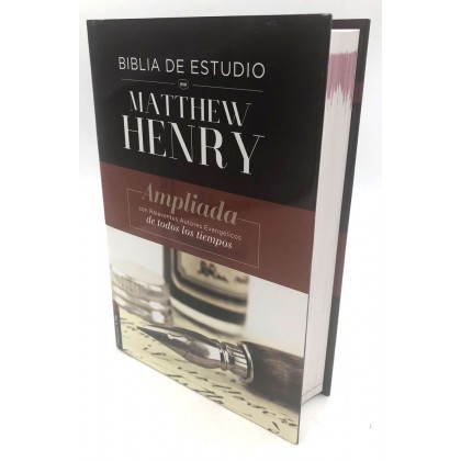 Biblia de Estudio Matthew Henry Tapa Dura