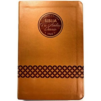 Biblia tu andar diario i/piel Almendra (nueva edición)
