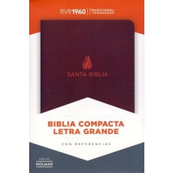 Biblia RVR60 Compacta piel fabricada marrón