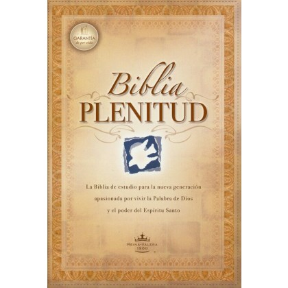 Biblia de estudio Plenitud RVR60 Tapa Dura con índice