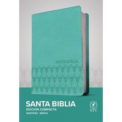 Santa Biblia NTV, Edición compacta i/piel turquesa